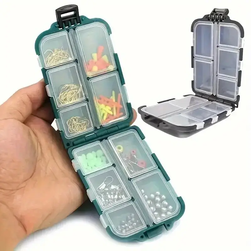Multiple Compartment Lure Hook Portable Storage Case, Fishing Tool Organizer Box - image 2 | Free standard UK delivery included | Discount Quality Products