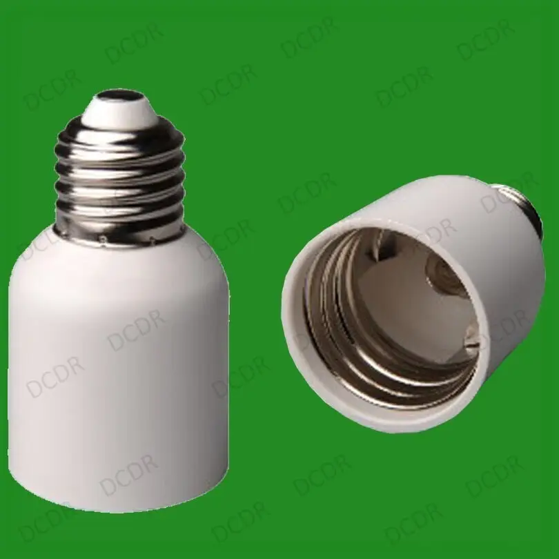 2x Edison Screw ES E27 To Goliath Screw E40 GES Bulb Adaptor Converter Holders