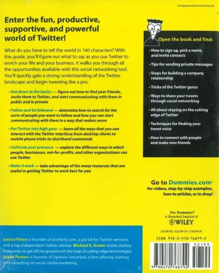 Twitter 2nd Edition For Dummies by Leslie Poston, Paperback Book, Brand New - image 2 | Free standard UK delivery included | Discount Quality Products