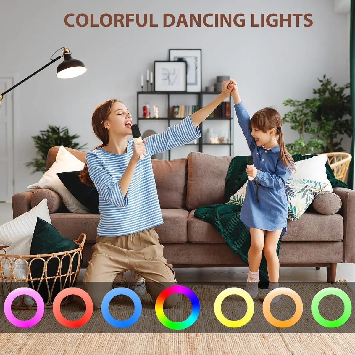 Karaoke Machine Portable Bluetooth Speaker With Voice Changing Effect Microphone - image 5 | Free standard UK delivery included | Discount Quality Products