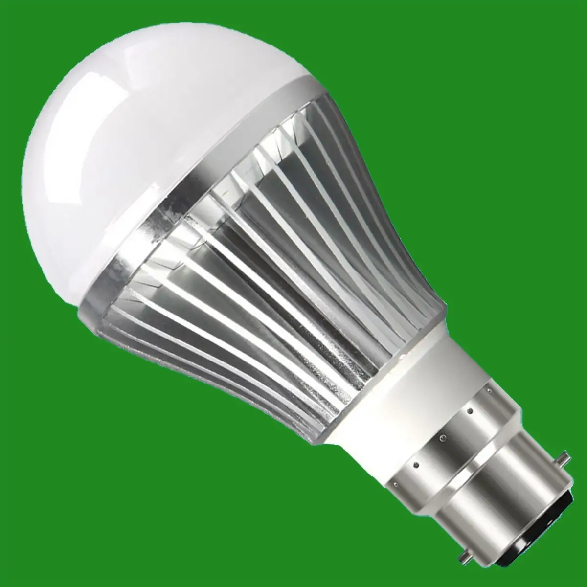 4x 8W (=40W) LED A60 Eveready GLS Globe Light Bulbs, Bayonet, BC, B22 Lamps