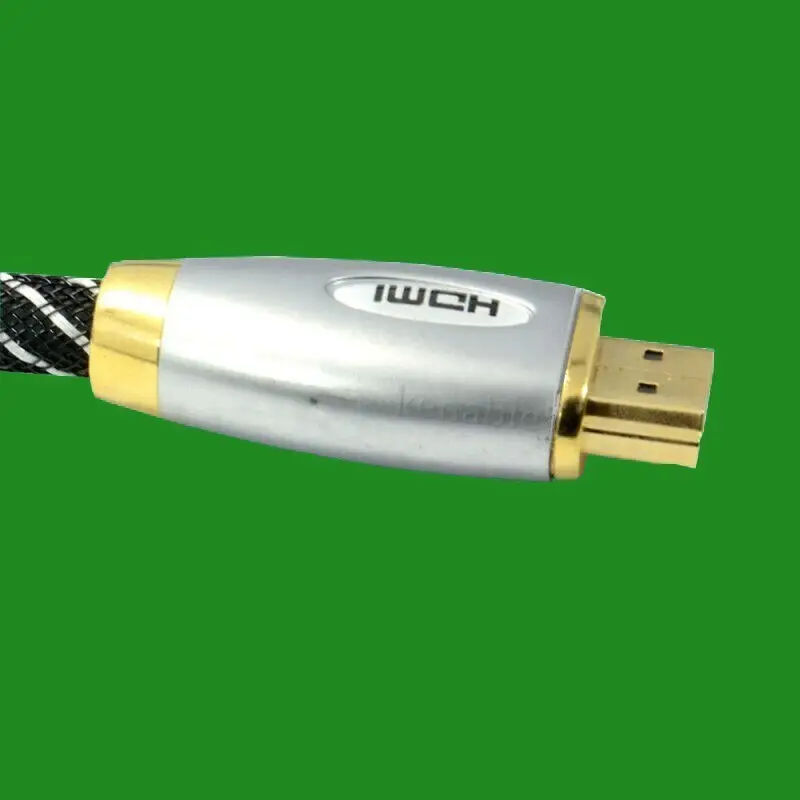 2x 1 Metre HDMI to HDMI Braided 4k 2k High Speed HDMI TV Cable Metal Ends Lead - image 2 | Free standard UK delivery included | Discount Quality Products