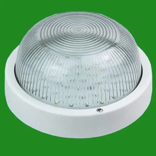 4W LED Circular Round Bulkhead White Polycarbonate SMD 310LM IP44