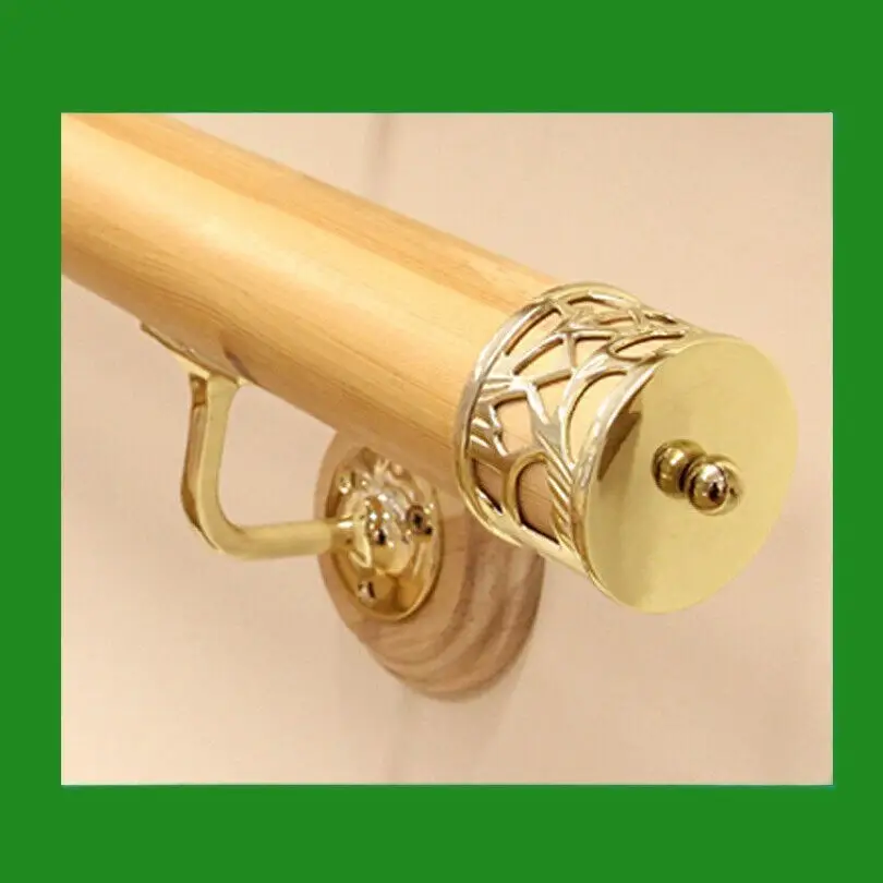 1x Solid Brass Railing Holder Handrail Bracket Bannister Balcony Stairs Rail - image 3 | Free standard UK delivery included | Discount Quality Products