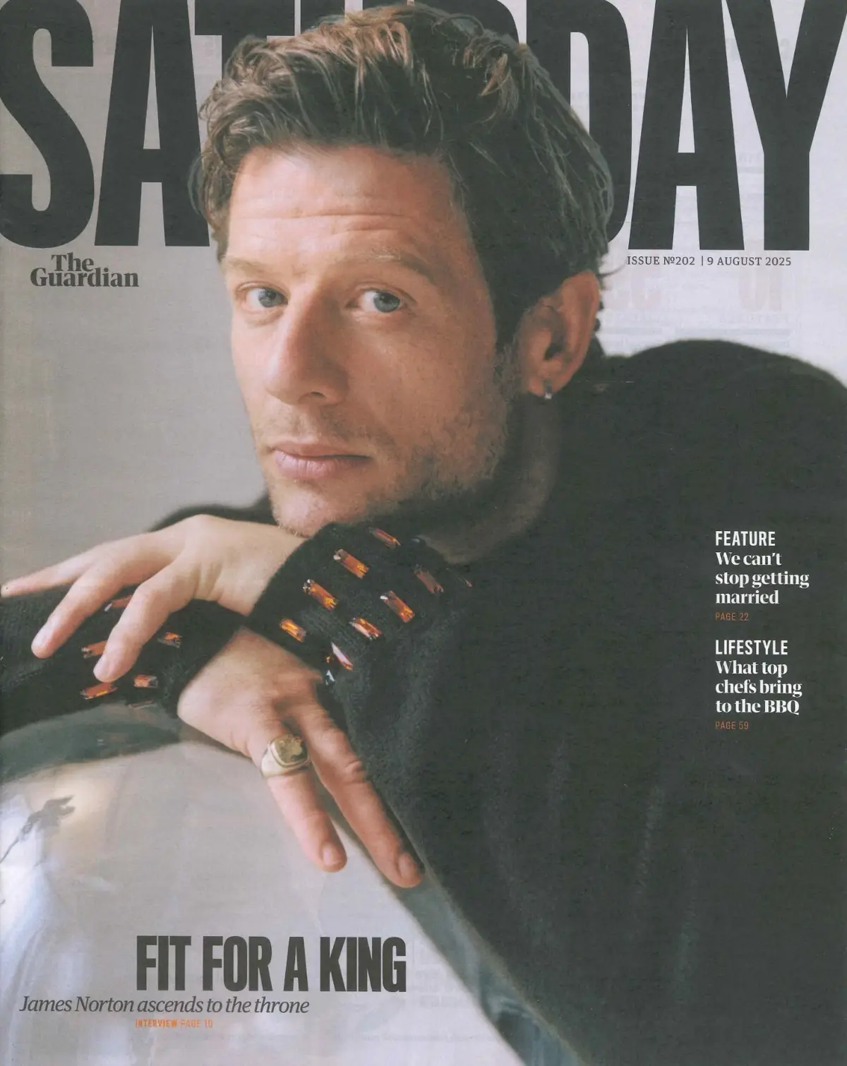 Guardian Saturday Magazine: James Norton, Kevin Rowland, Tim Minchin, 9.8.25
