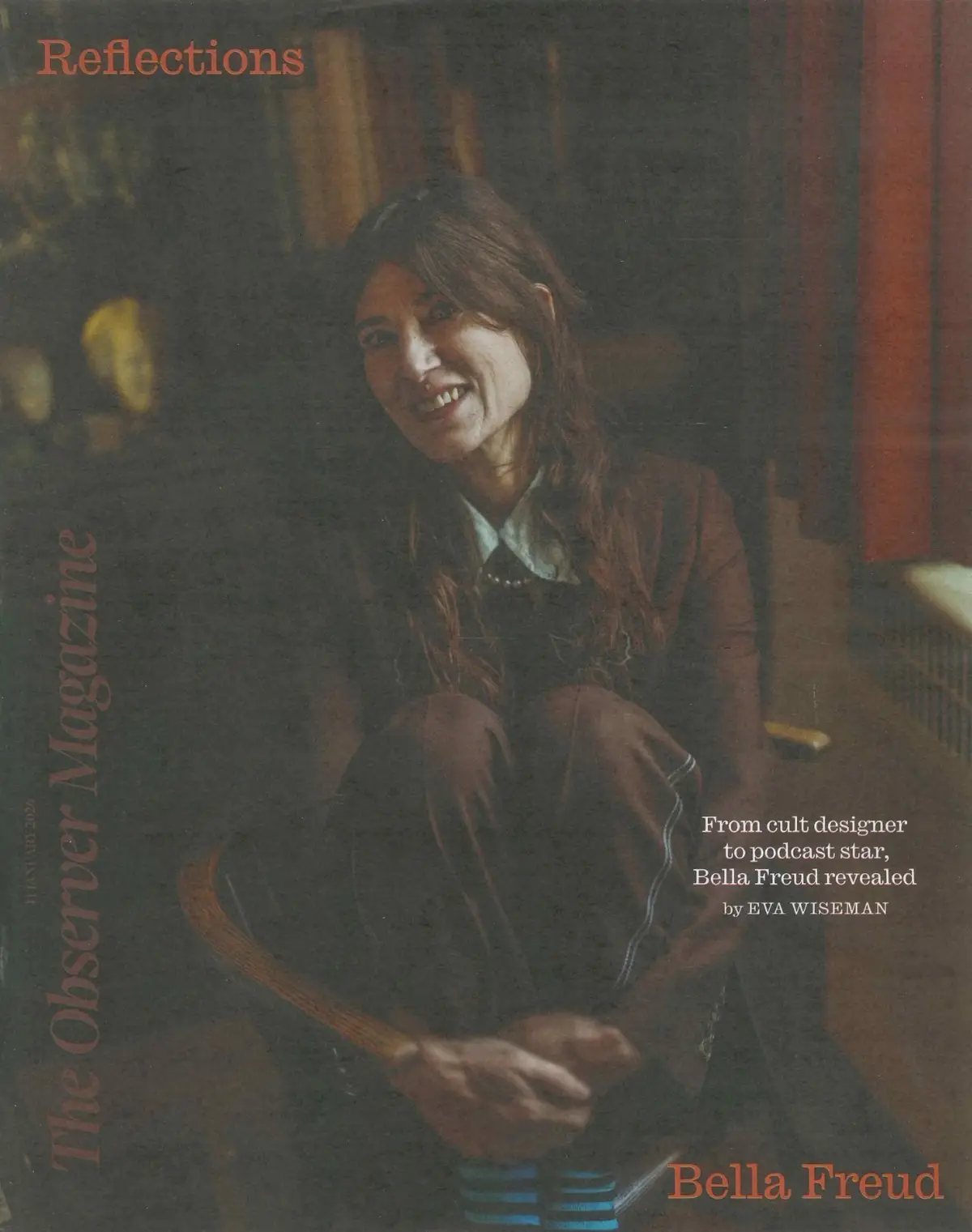Observer Magazine: Bella Freud, Sinead O'Dwyer, Nigel Slater, Fashion, 11.1.26