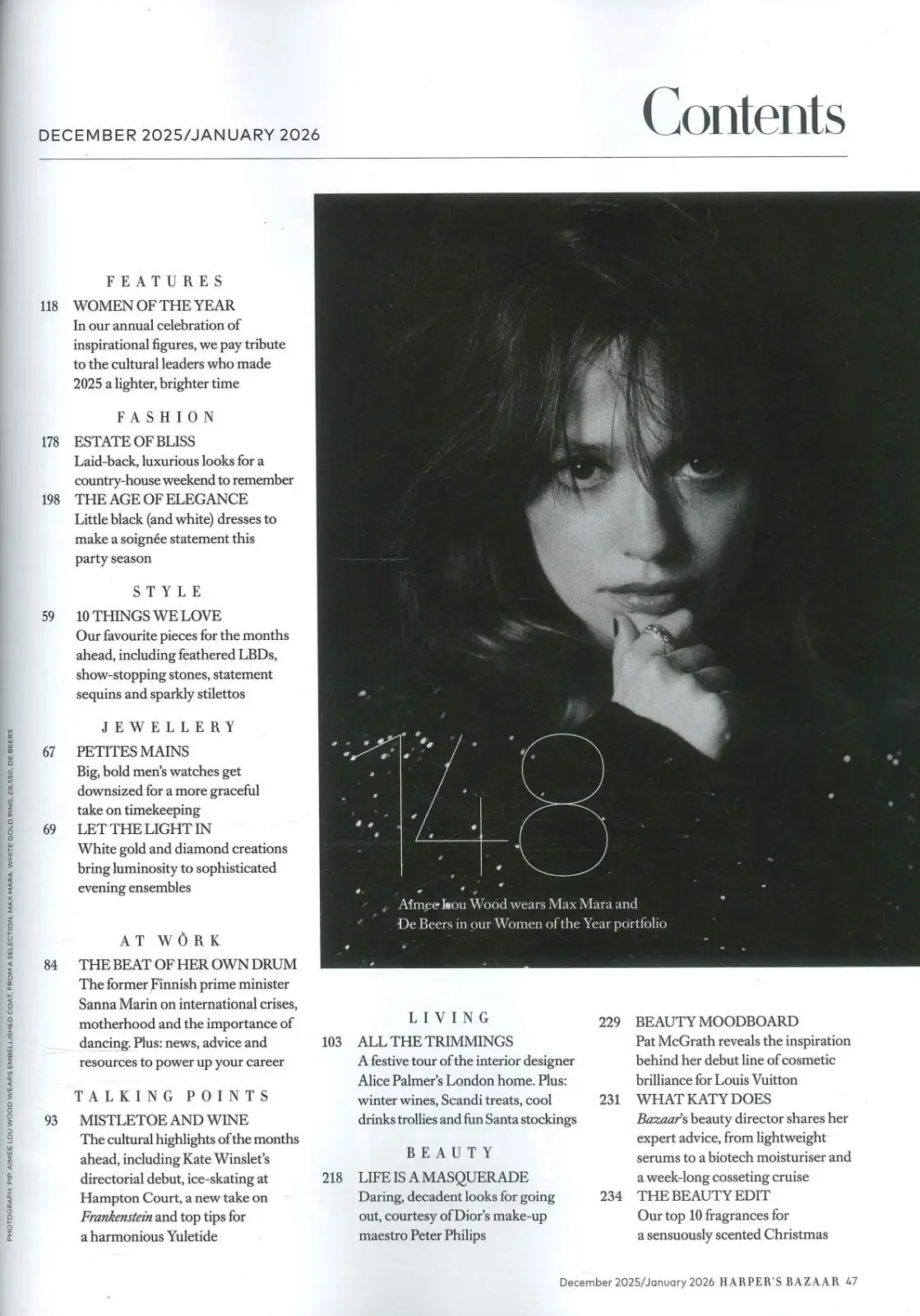 Harper's Bazaar Magazine: Women of the Year, Reese Witherspoon, Dec/Jan 2026 - image 3 | Free standard UK delivery included | Discount Quality Products