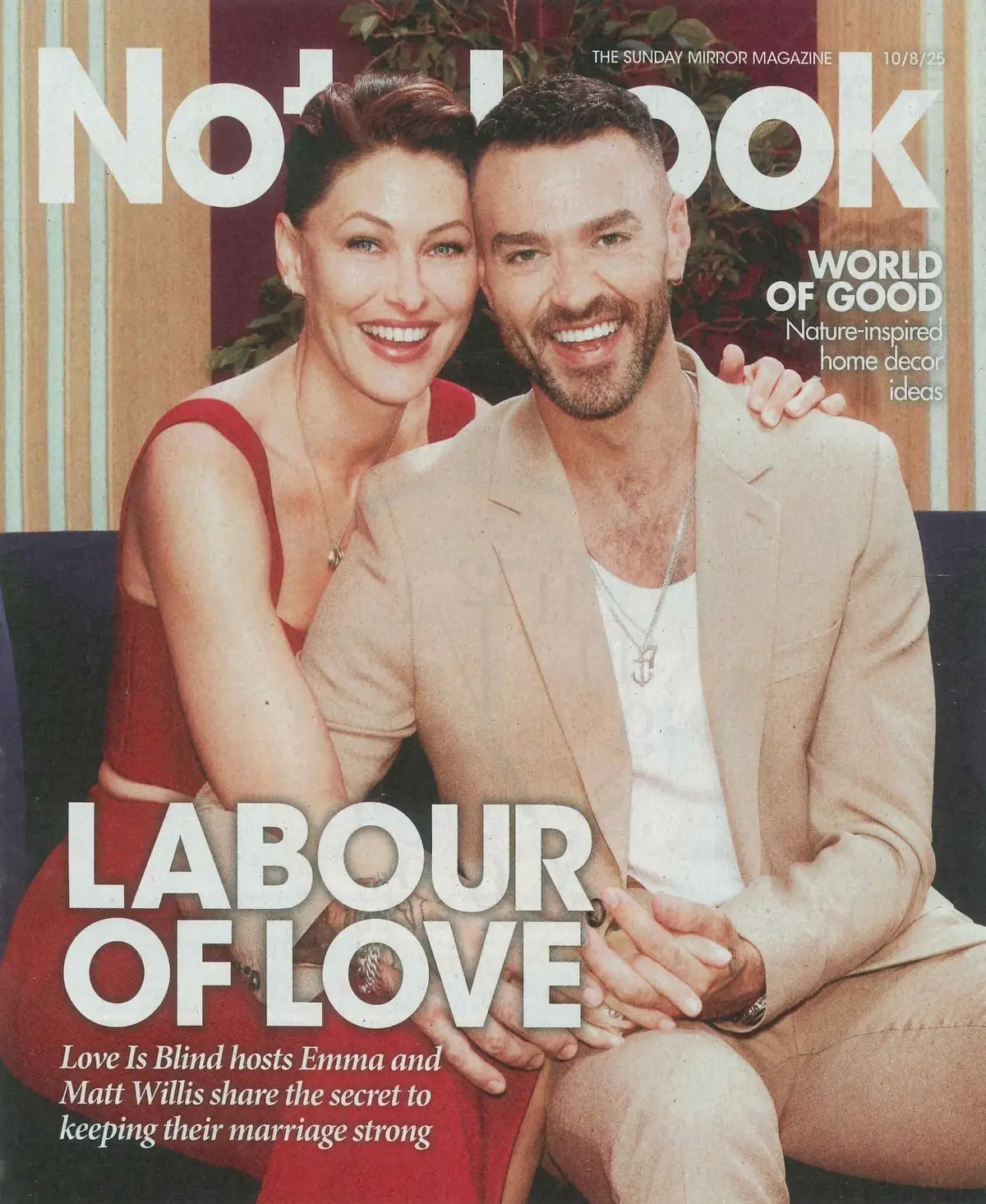 Sunday Mirror Notebook Magazine: Emma &amp; Matt Willis, Summer Fashion, 10.8.25