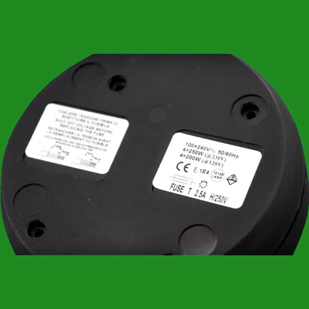 Universal Black In line Lamp Foot Dimmer Switch 4W-250W Incandescent LED CFL - image 3 | Free standard UK delivery included | Discount Quality Products