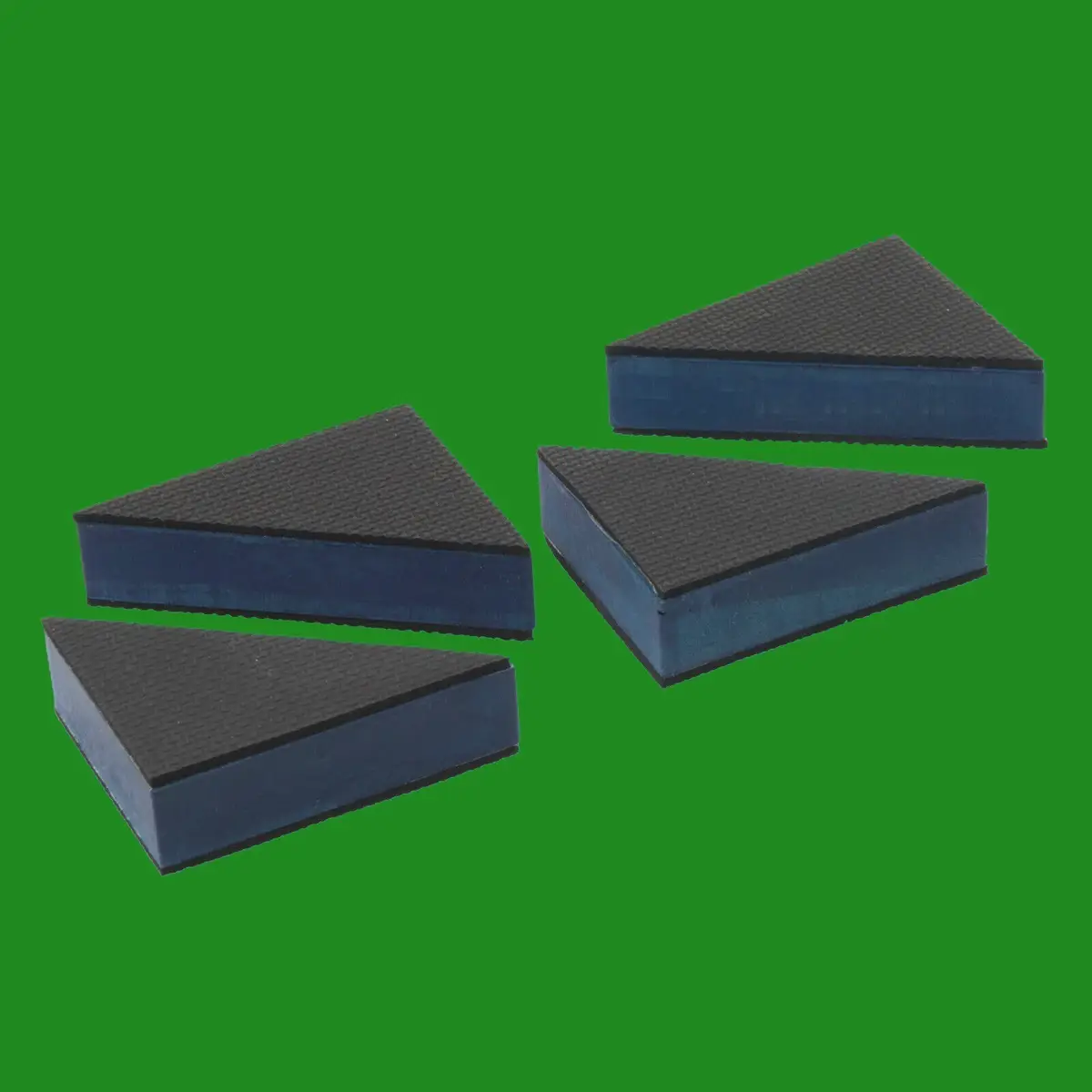 4 Pack Triangular Workpiece Supports with Non-slip Rubber Surfaces Woodwork tool