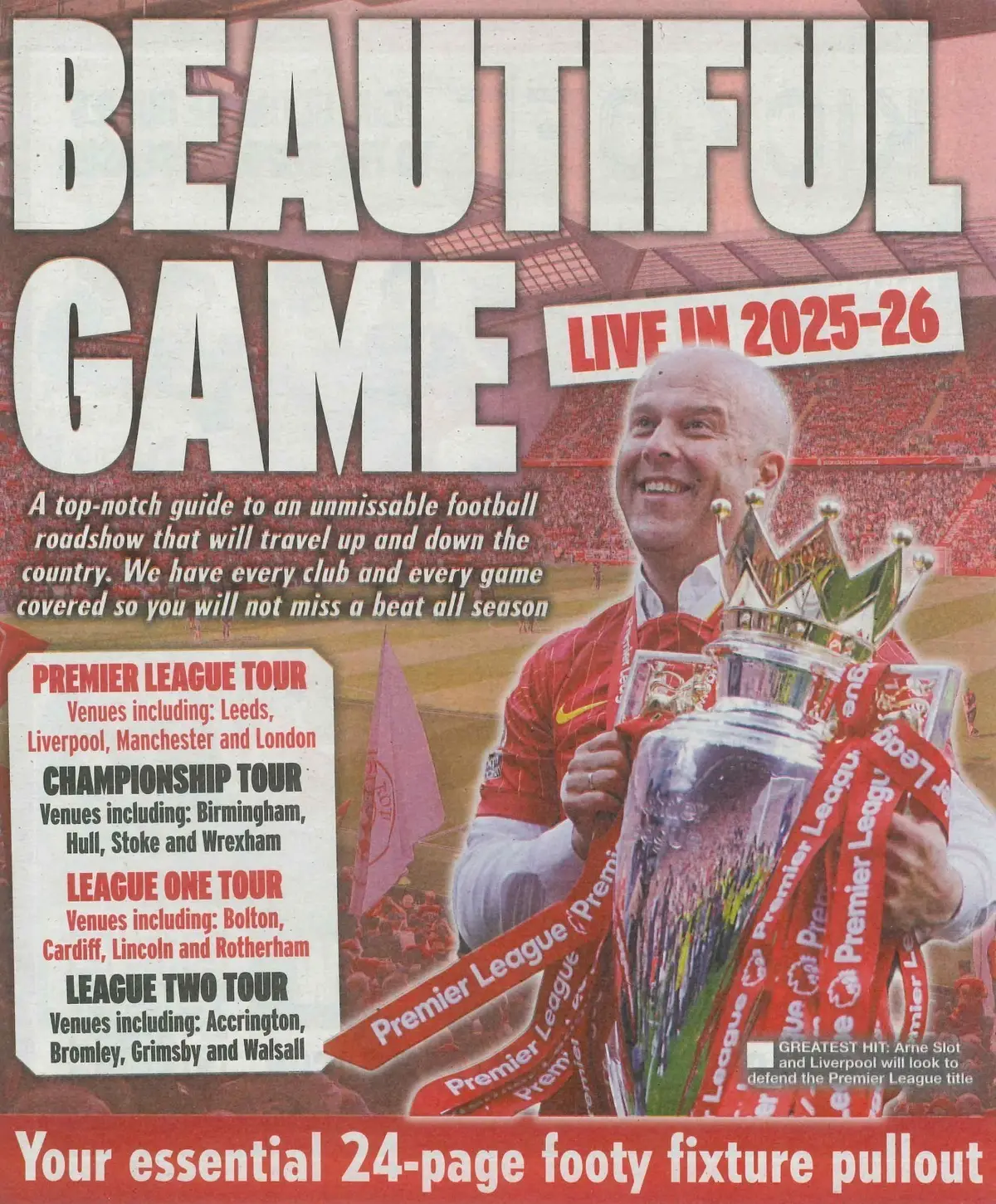 Football Soccer Season Preview Magazine: Premier League, Championship, 2025-26