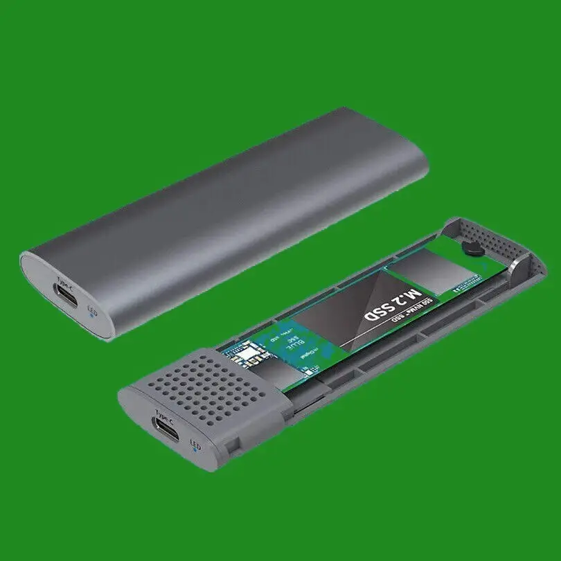 USB3.2 Gen2 10Gbps Hard Drive Enclosure, For M.2 NVME or SATA SSD - image 3 | Free standard UK delivery included | Discount Quality Products