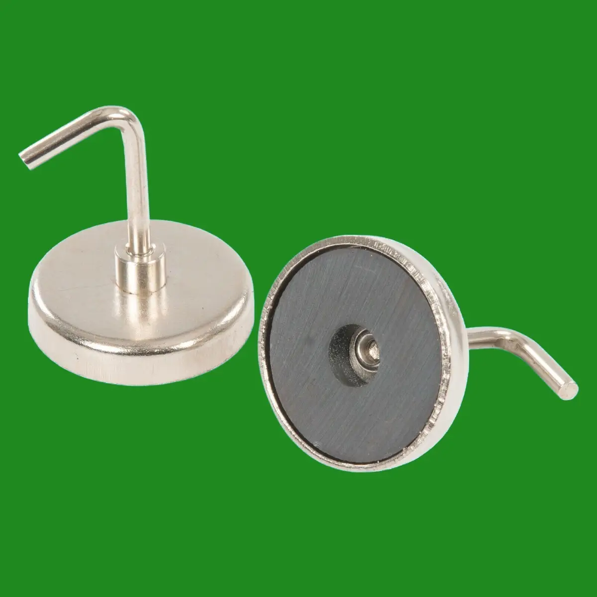 2x 35mm Magnetic Hook Carbon Steel, Fridge, Filing Cabinet, Strong Hanger Holder