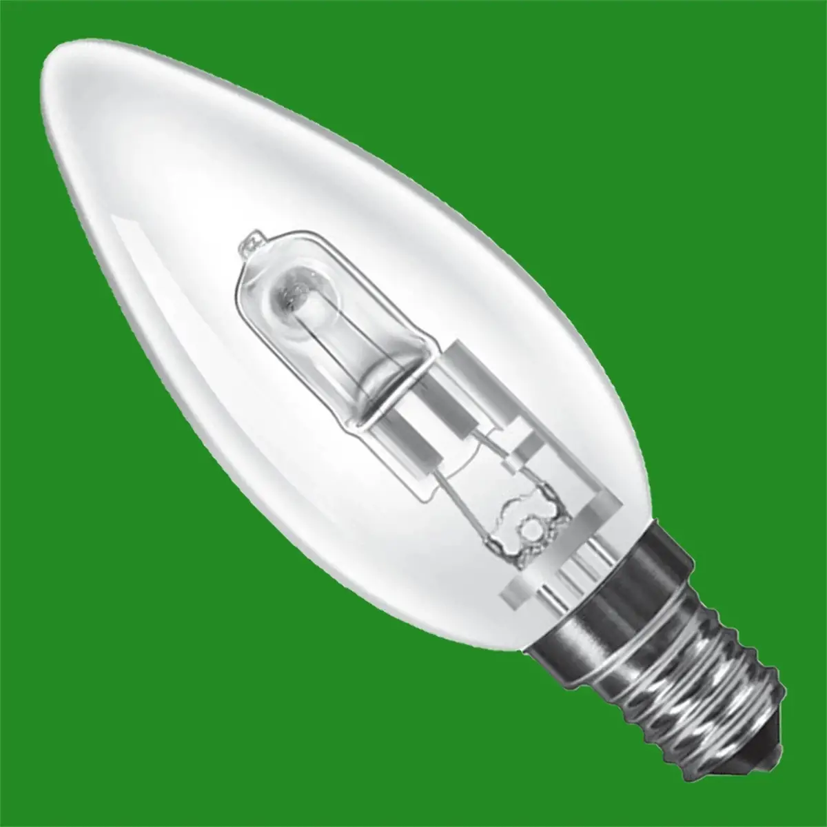 8x 46W (=60W) Eveready Dimmable Halogen Clear Candle Light Bulbs, SES E14 Lamps - image 2 | Free standard UK delivery included | Discount Quality Products