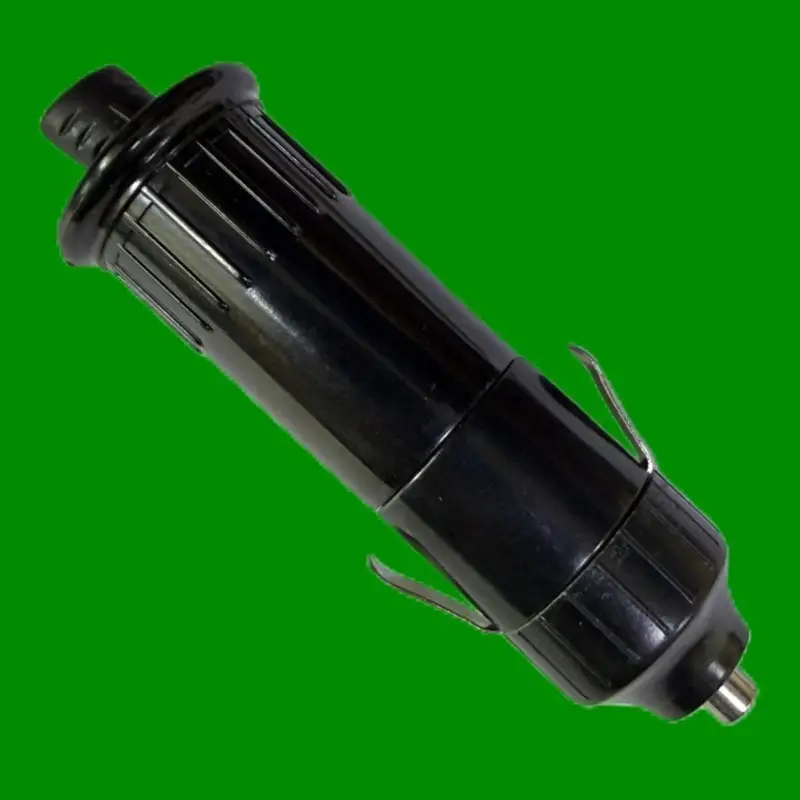1x Fused Car Van Cigar Cigarette Lighter Socket Plug Adapter Connector Black