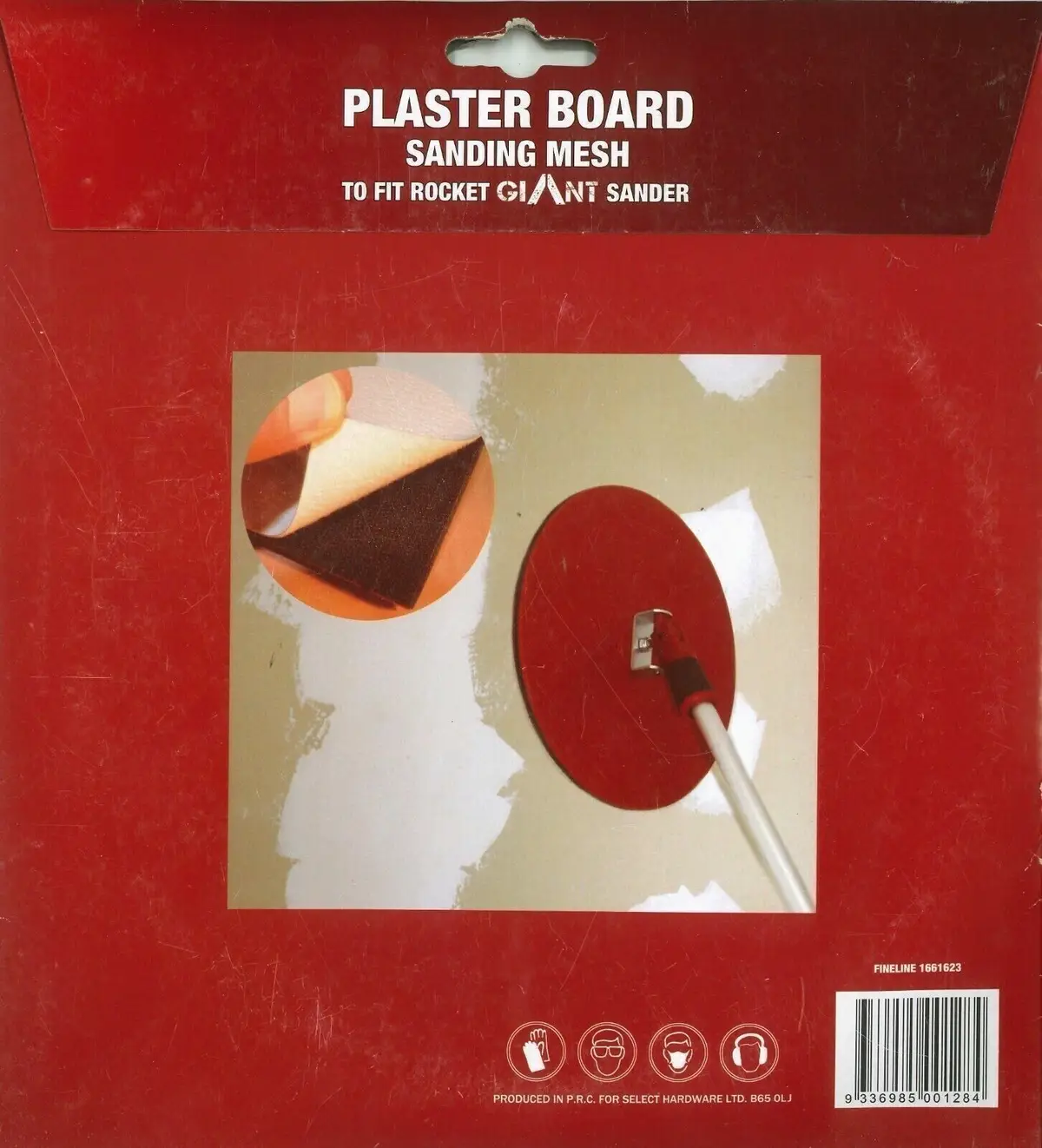 Rocket Plaster GiAnt Circular Sander Sanding Mesh 4x 230mm Round Abrasive Sheets - image 2 | Free standard UK delivery included | Discount Quality Products