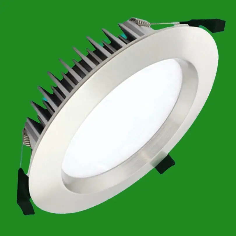 18W Dimmable Recessed Round LED Ceiling Spot Downlight Lamp Light Fitting IP54