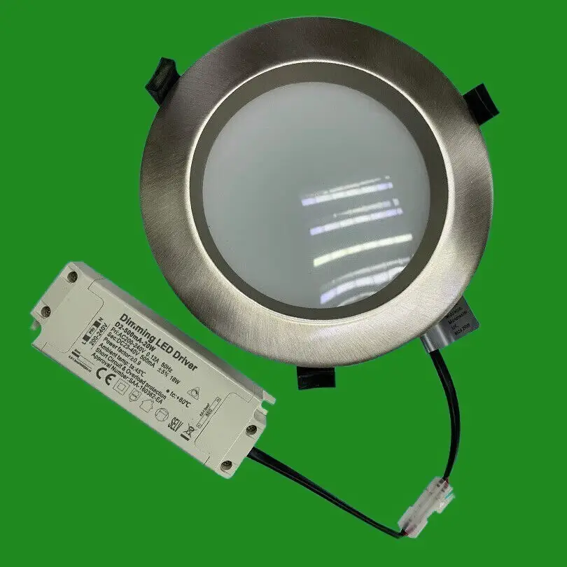 18W Dimmable Recessed Round LED Ceiling Spot Downlight Lamp Light Fitting IP54 - image 2 | Free standard UK delivery included | Discount Quality Products