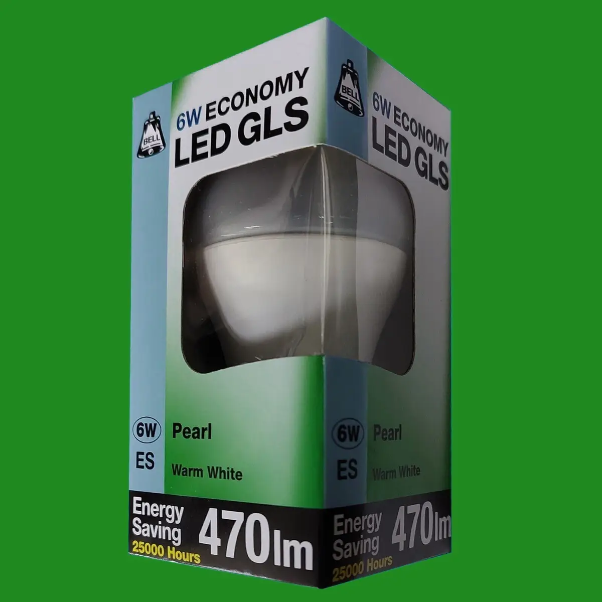 2x 6W LED GLS Warm White Instant On Light Bulb ES E27 Edison Screw Lamp 470lm