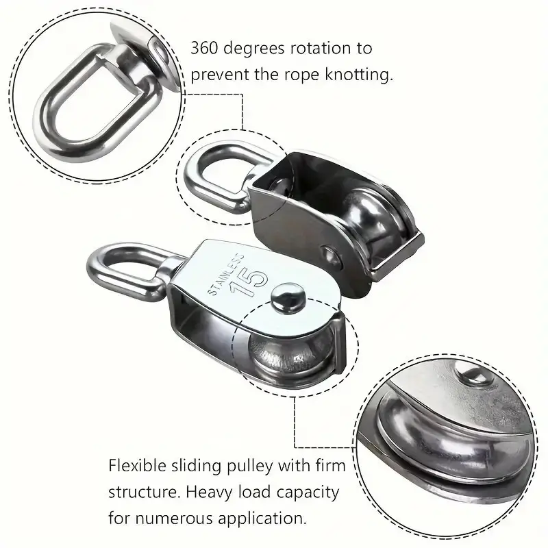 M15 Wire Rope Pulley For Lifting Trolley, Steel Wire Rope Pulley Traction Wheel - image 2 | Free standard UK delivery included | Discount Quality Products