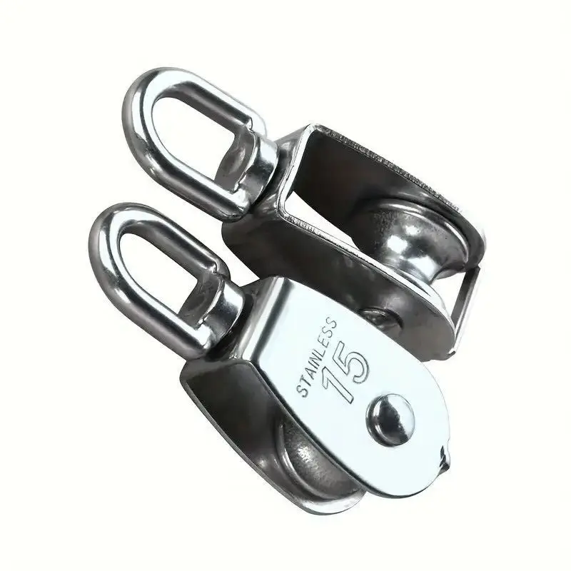 M15 Wire Rope Pulley For Lifting Trolley, Steel Wire Rope Pulley Traction Wheel - image 3 | Free standard UK delivery included | Discount Quality Products