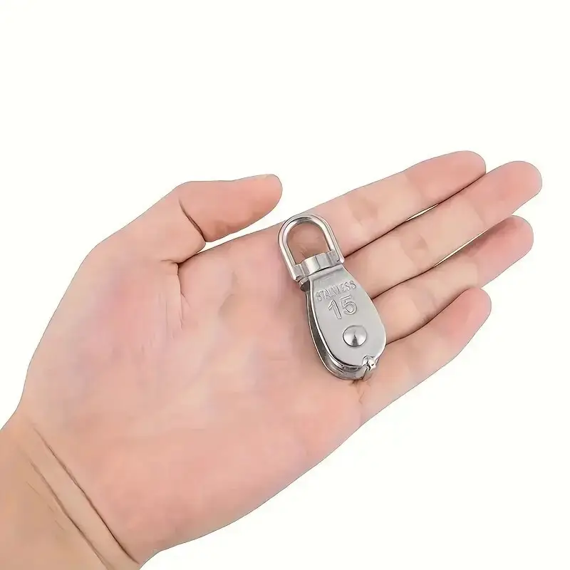 M15 Wire Rope Pulley For Lifting Trolley, Steel Wire Rope Pulley Traction Wheel - image 5 | Free standard UK delivery included | Discount Quality Products