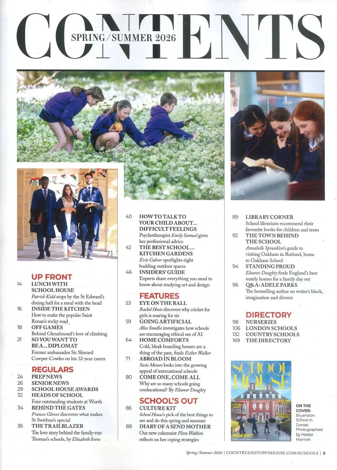 School House Magazine: Adele Parks, Education, Academics, Spring/Summer 2026 - image 3 | Free standard UK delivery included | Discount Quality Products