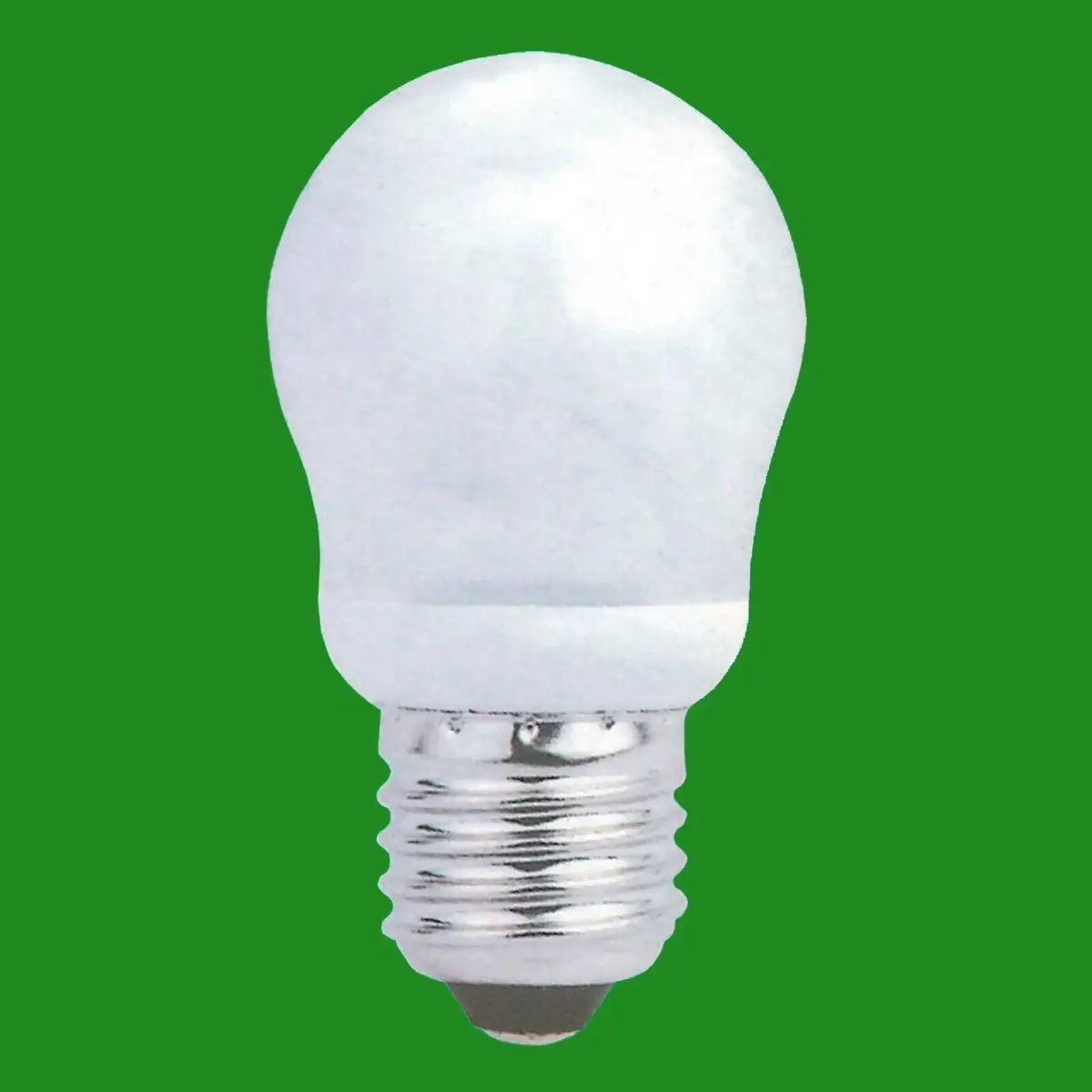 4x 7W (=25W) Mini Golf Ball Round G45 CFL ES E27 Light Bulb, Edison Screw, Lamp - image 2 | Free standard UK delivery included | Discount Quality Products