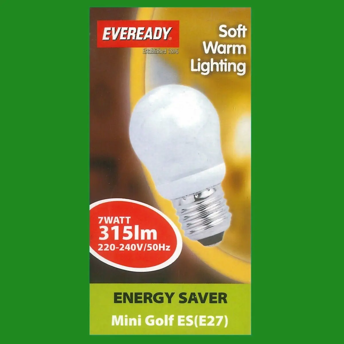 4x 7W (=25W) Mini Golf Ball Round G45 CFL ES E27 Light Bulb, Edison Screw, Lamp - image 3 | Free standard UK delivery included | Discount Quality Products