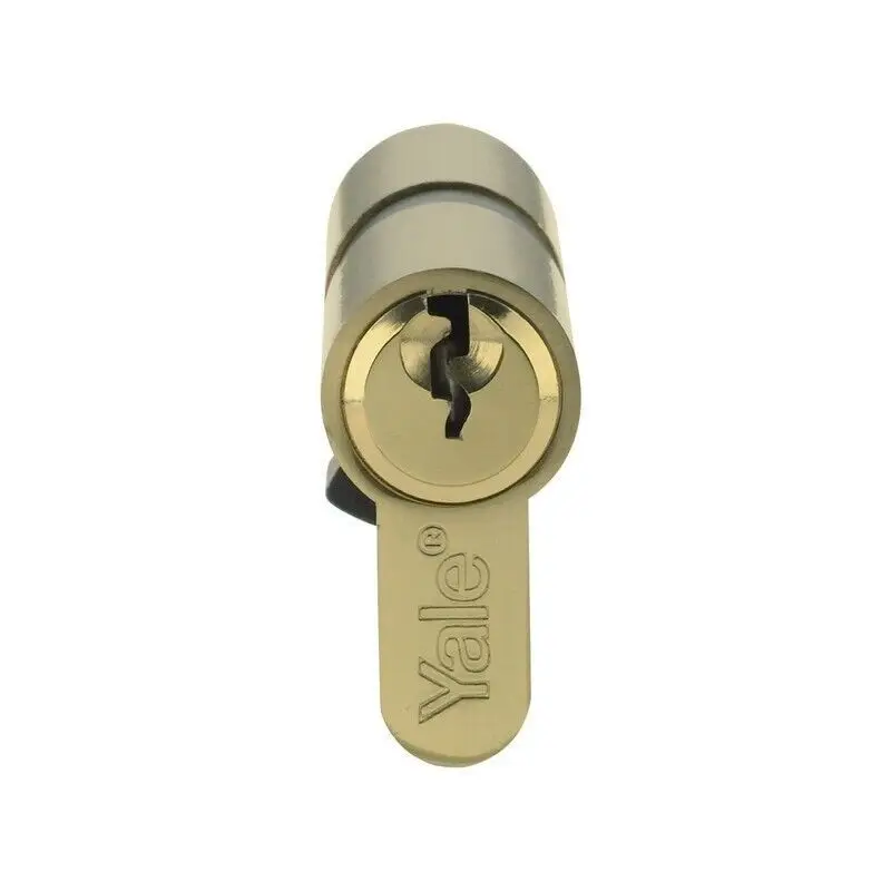 Yale P-ED3535-PB 35/10/35 (80mm) Brass Euro Profile Double Cylinder Door Lock - image 2 | Free standard UK delivery included | Discount Quality Products