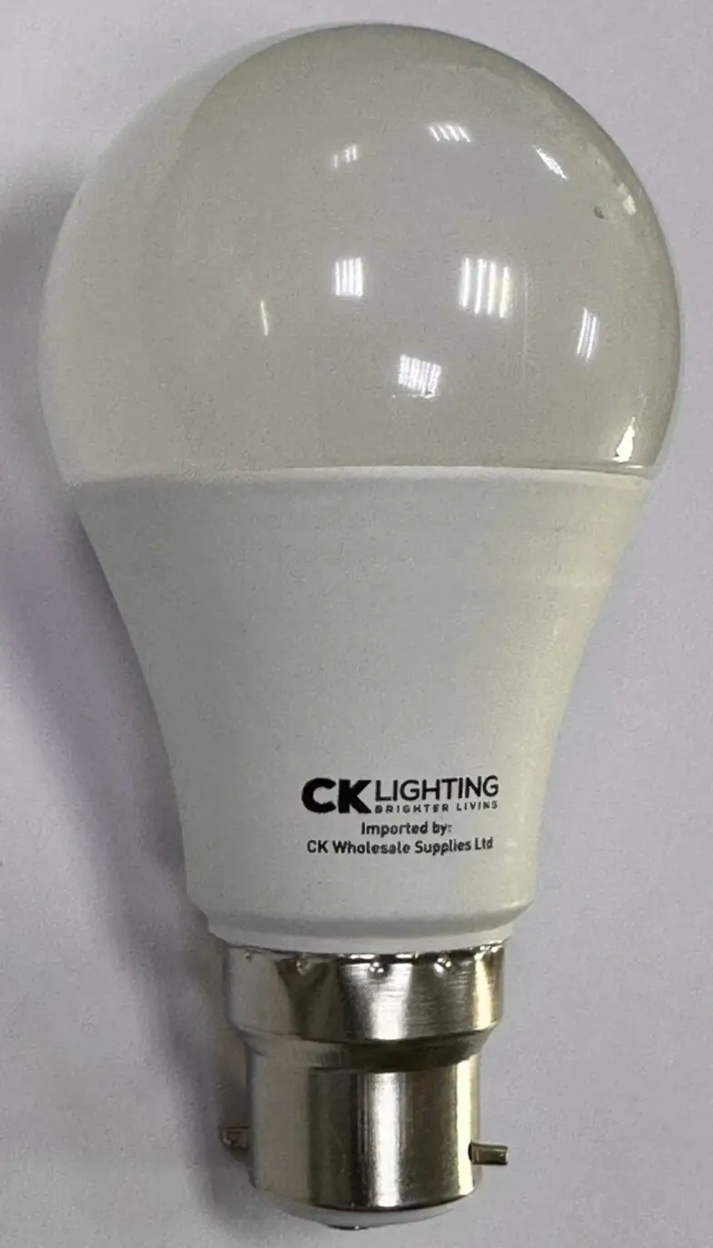 1x 10W (=60W ) CK GLS LED Light Bulb, Bayonet BC B22 6500K Daylight White Lamp - image 2 | Free standard UK delivery included | Discount Quality Products
