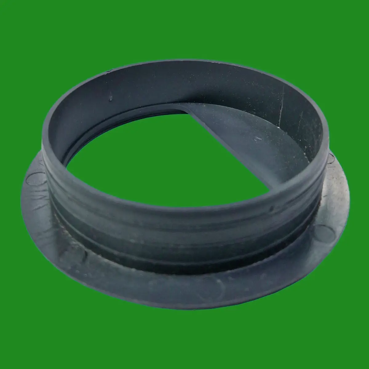 1x 80mm Dark Grey Lidless Computer Desk Grommet Cable Surface Outlet Wire Hole
