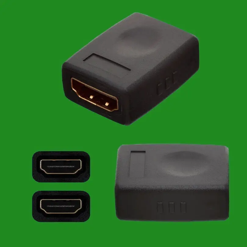 1x HDMI 1080p Extension Connector Female to Female Coupler Adaptor TV ULTRA HD