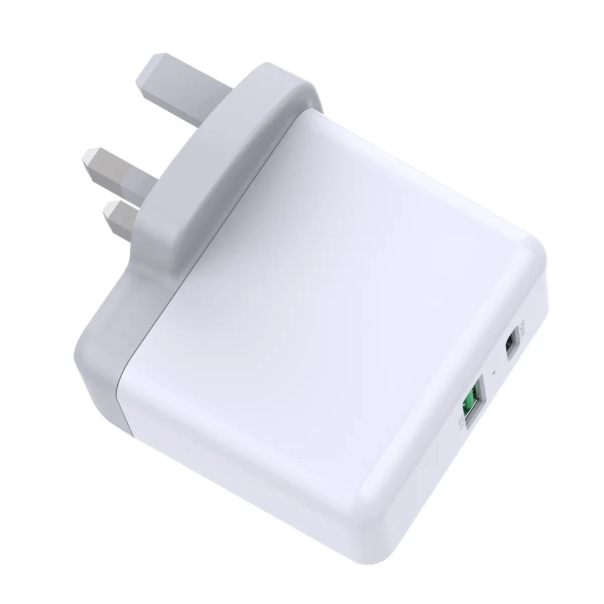 USB Type-C & USB Type-A Fast 65W UK Mains Charger, Qualcomm Quick Charge 3.0 - image 7 | Free standard UK delivery included | Discount Quality Products