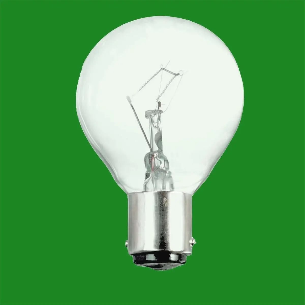 100x 25W Clear Incandescent Dimmable Round Golf Ball Light Bulbs, SBC, B15 Lamps
