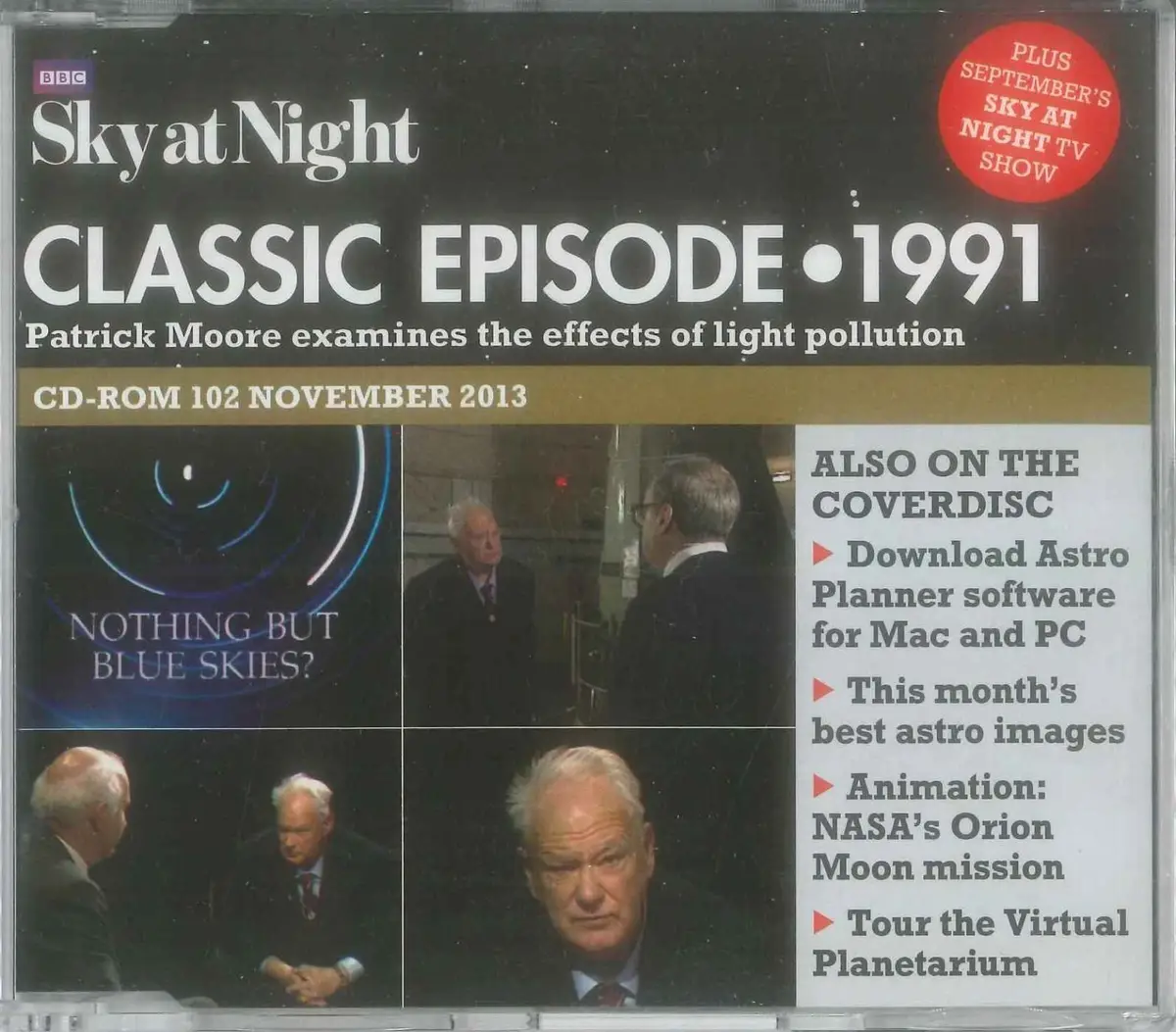 BBC Sky at Night CD-ROM, Classic Episode 1991, #102 November 2013, Windows, Mac
