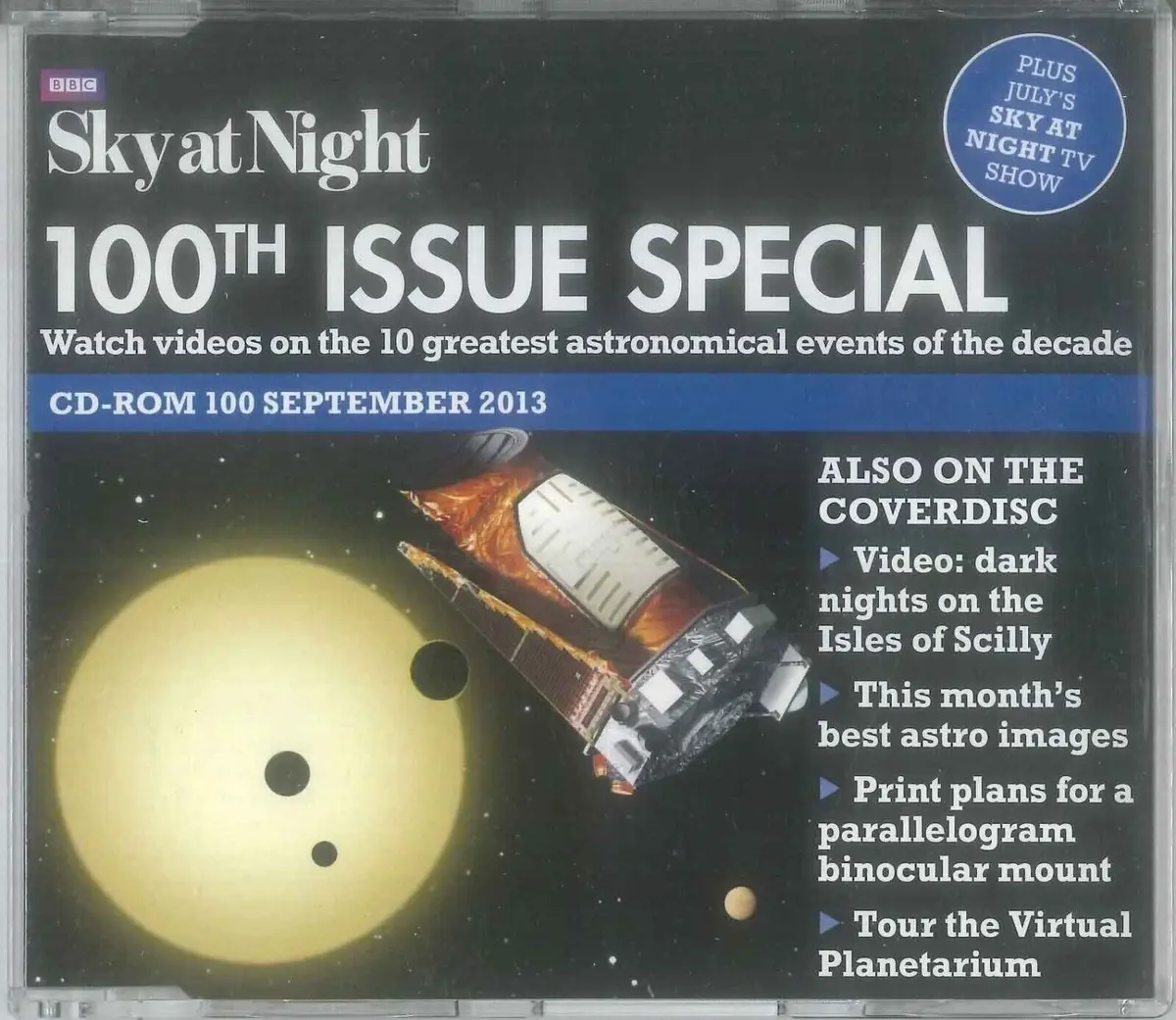 BBC Sky at Night CD-ROM, 100th Issue Special, #100 September 2013, Windows, Mac