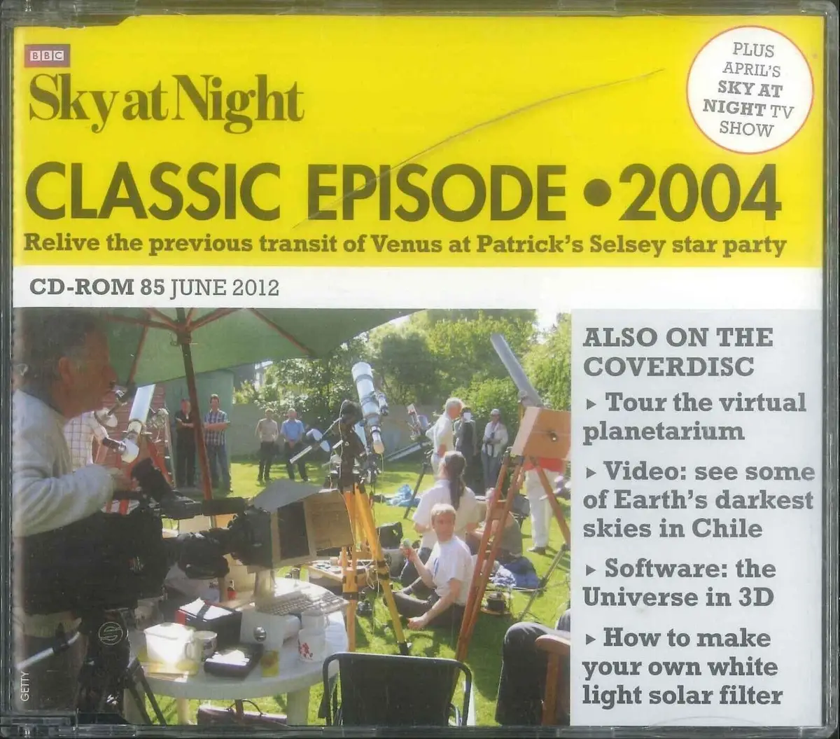 BBC Sky at Night CD-ROM, Classic Episode 2004, #85 June 2012, Windows, Mac
