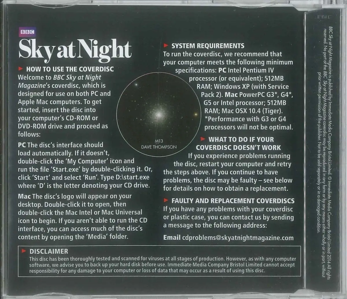 BBC Sky at Night CD-ROM, A Decade on Mars, #104 January 2014, Windows, Mac - image 2 | Free standard UK delivery included | Discount Quality Products