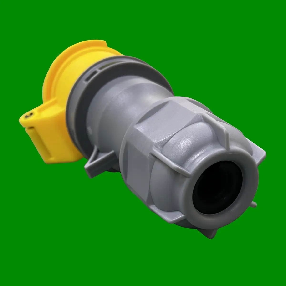 1x 16A 110V 2P+E Yellow Coupler 3 Pin Female Socket Quick Fit, Splash Proof IP44 - image 6 | Free standard UK delivery included | Discount Quality Products