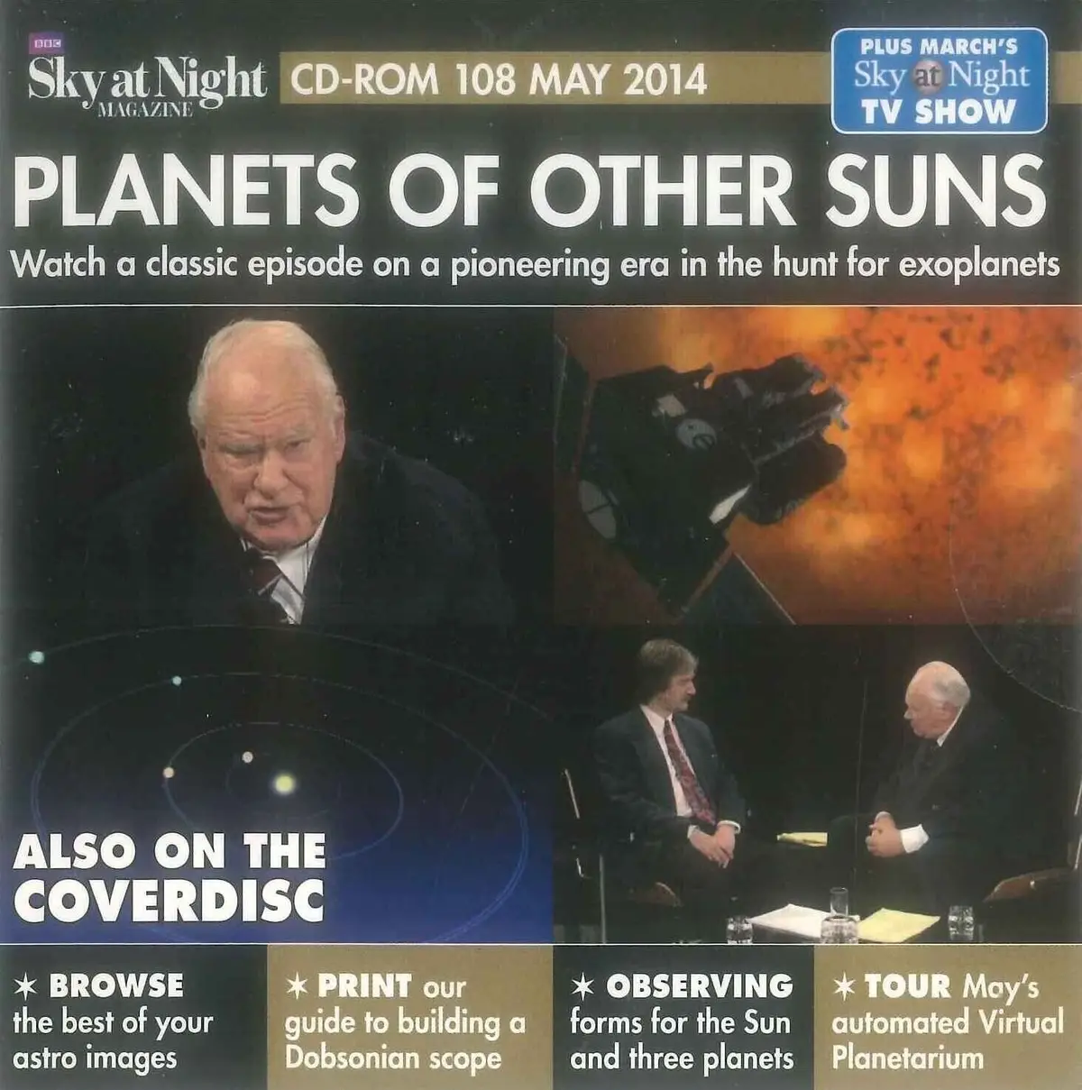 BBC Sky at Night CD-ROM, Planets of Other Suns, #108 May 2014, Windows, Mac