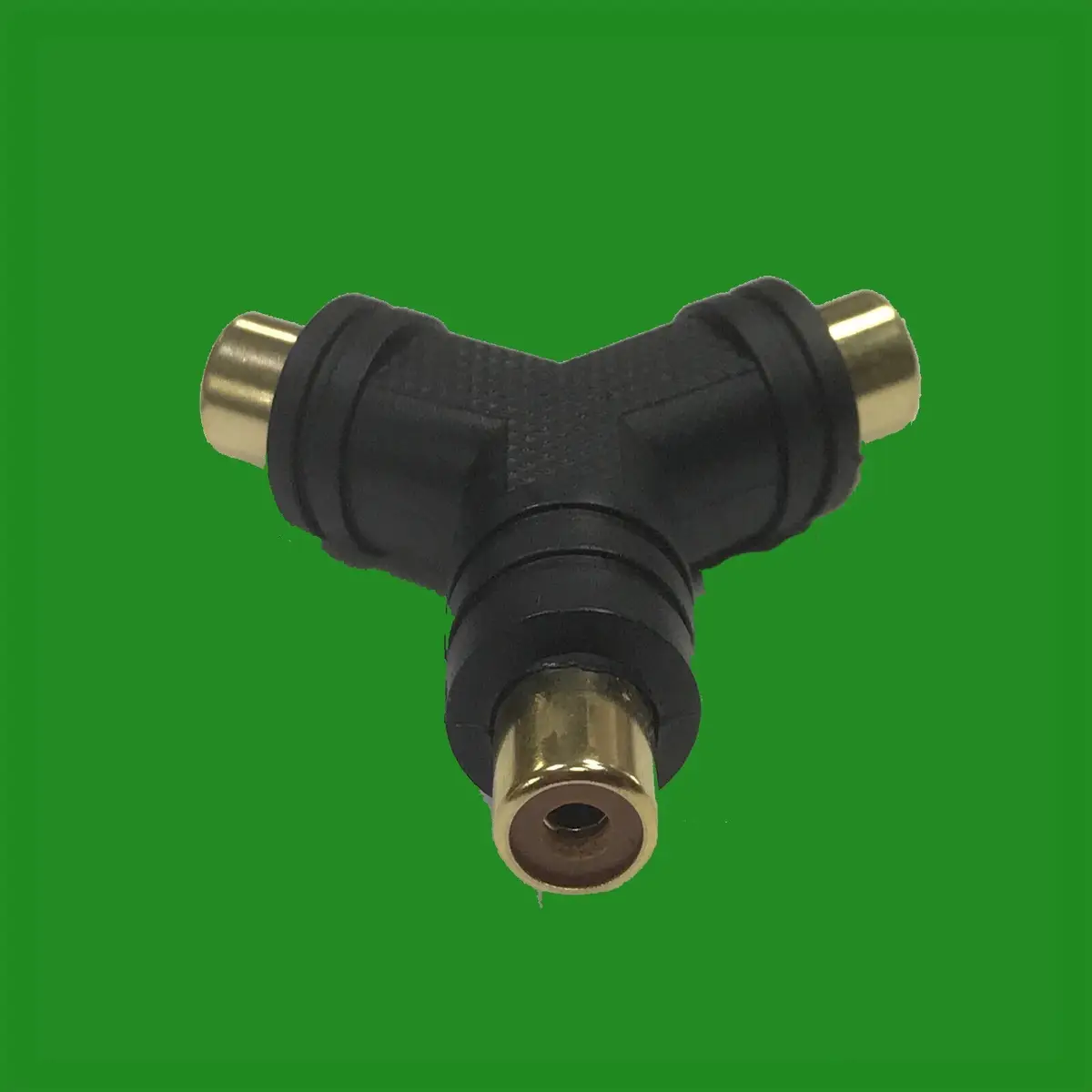 Gold-Plated 3 RCA Phono Socket Y Splitter High Clarity Female Audio Jack