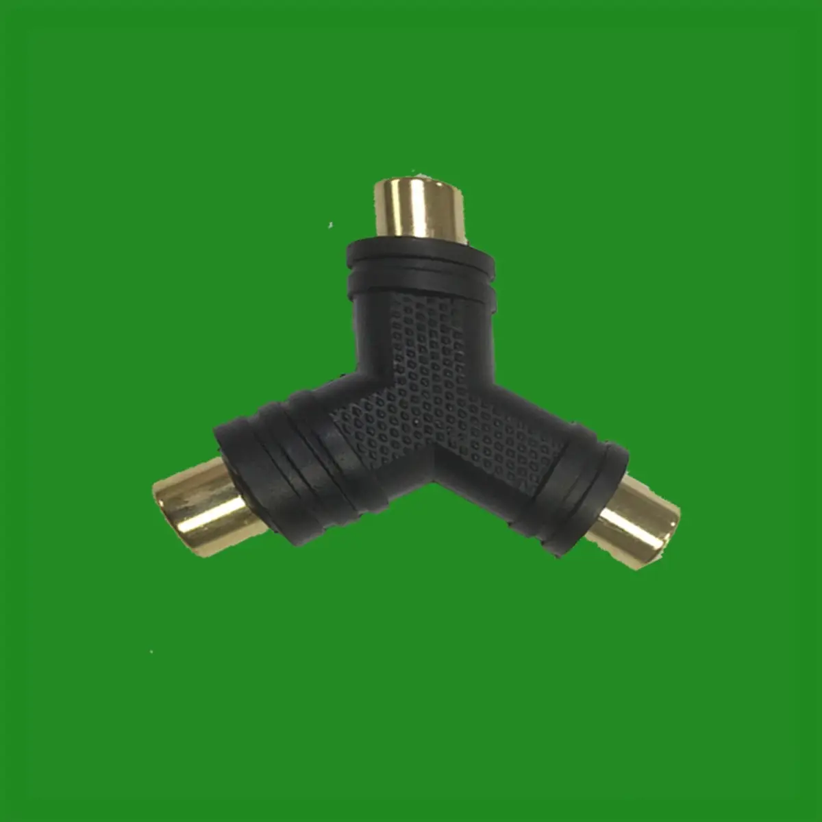 Gold-Plated 3 RCA Phono Socket Y Splitter High Clarity Female Audio Jack - image 2 | Free standard UK delivery included | Discount Quality Products