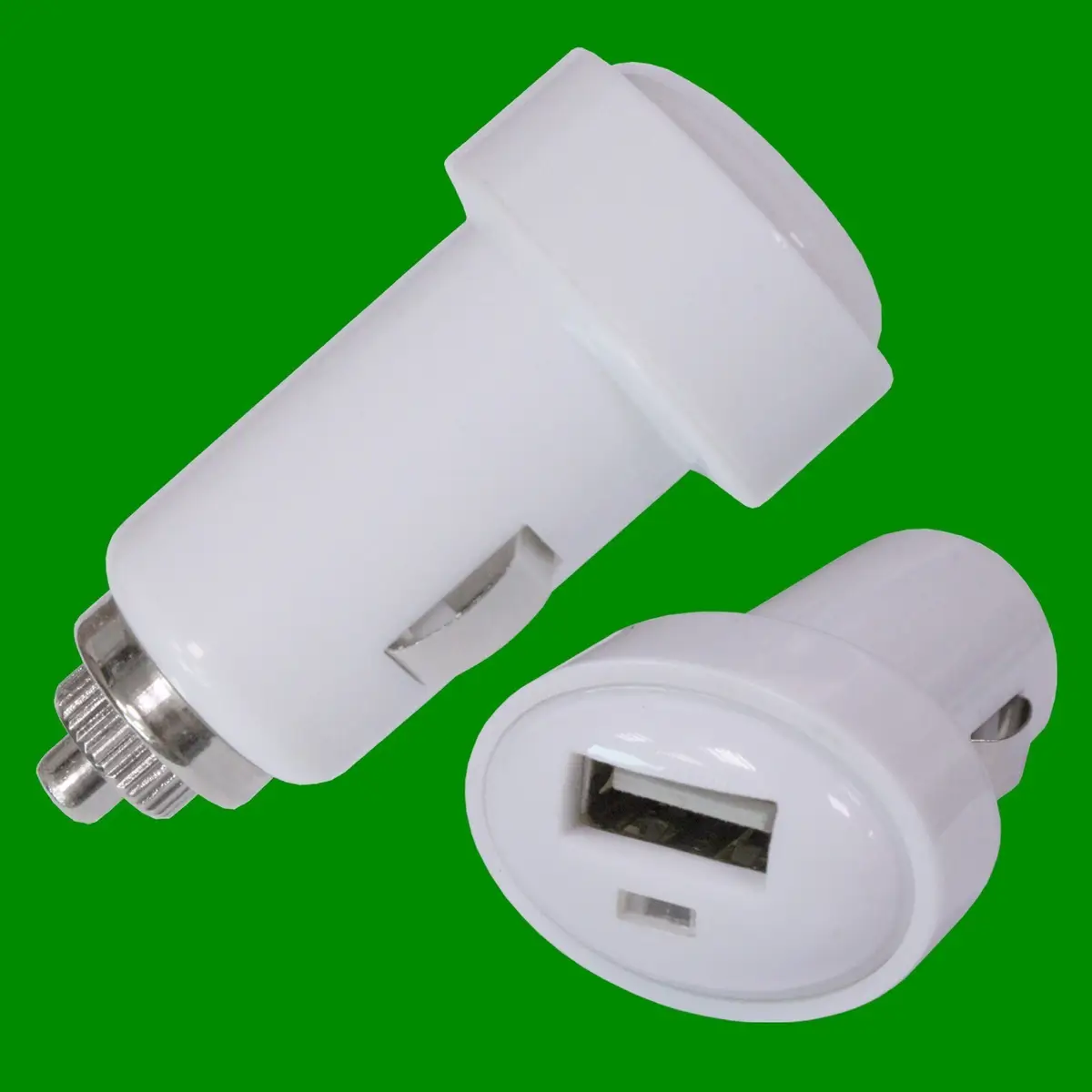 10x In-Car Charger with 1 USB Port, 1Amp Output, LED Indicator, Quick Charge