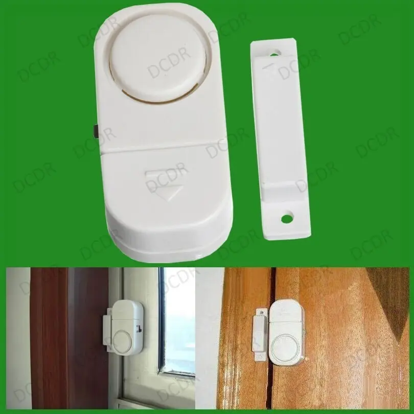 2x Wireless Door &amp; Window Entry Alarm Set, Home Office, Burglary Security Sensor