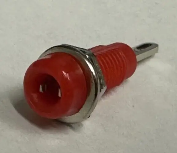 Maplin Red 2mm Test Socket Connector, Panel Mounted, HF47B