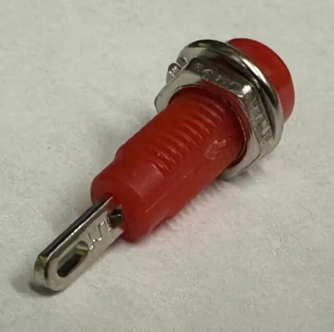 Maplin Red 2mm Test Socket Connector, Panel Mounted, HF47B - image 2 | Free standard UK delivery included | Discount Quality Products