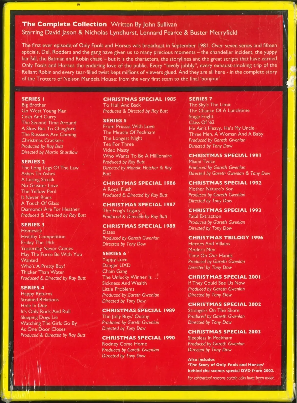 Only Fools and Horses Complete Collection (2017) 19-Disc DVD Boxset [Region 2+4] - image 2 | Free standard UK delivery included | Discount Quality Products