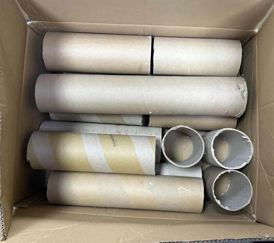 6kg Mixed 20-60cm Empty Heavy Duty Cardboard Mailing Tubes;  Arts Crafts Hobbies