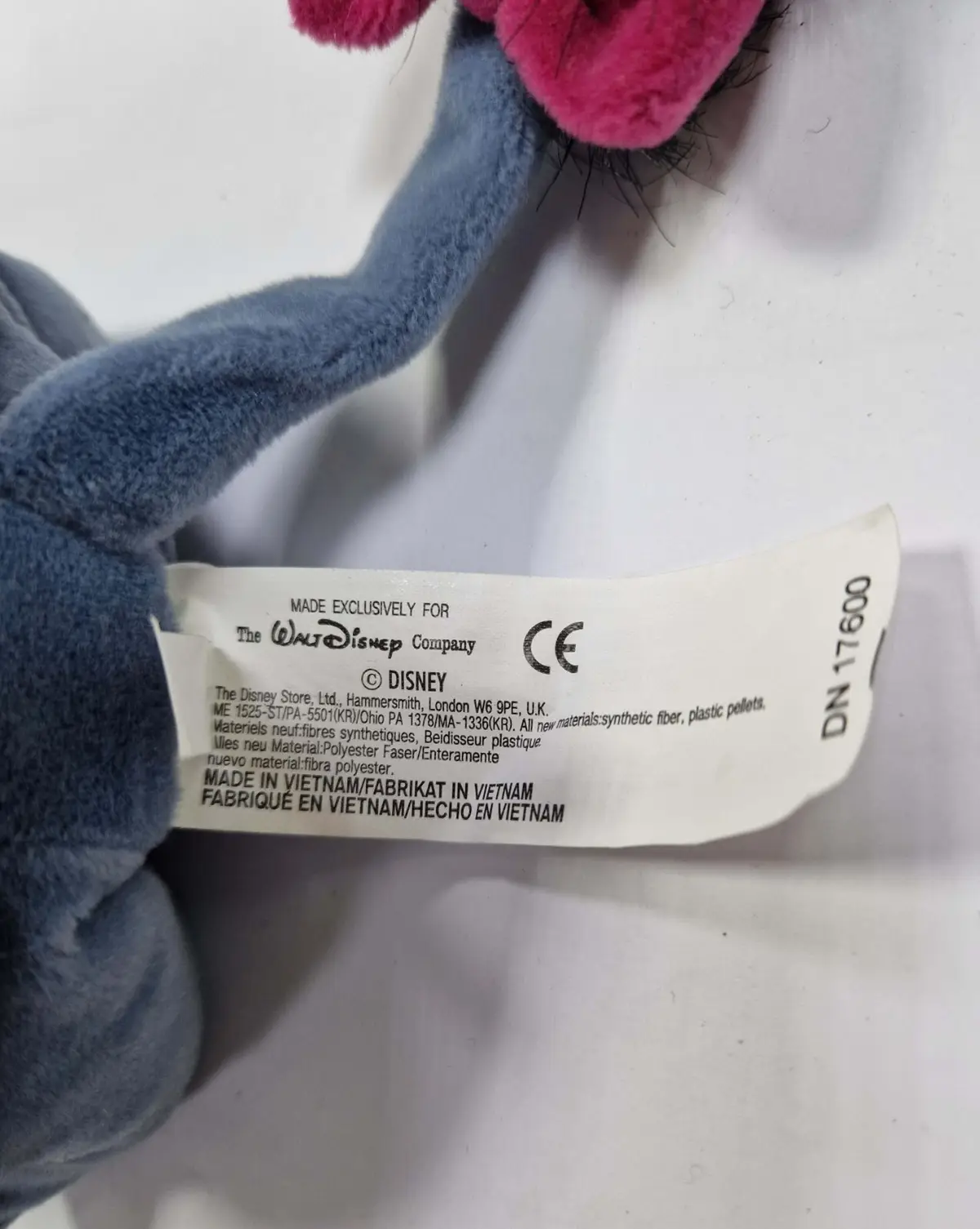 Disney Store Vintage Winnie The Pooh Friar Eeyore 8" Inch Beanie Plush Kids Toy - image 5 | Free standard UK delivery included | Discount Quality Products